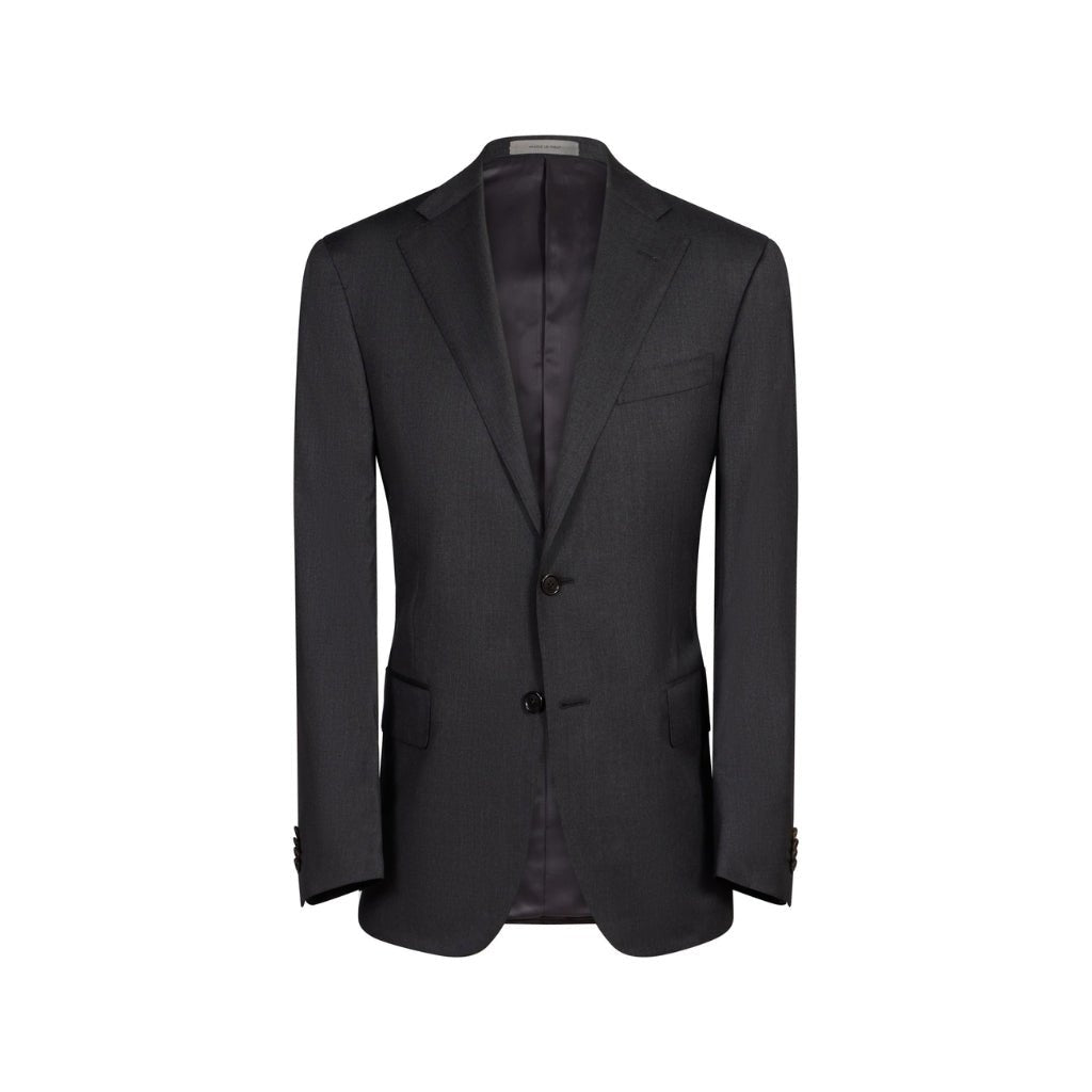 CORNELIANI Unito Premium Wool Suit for Men - Charcoal Gray | Perfect for Business Meetings, Weddings & Formal Events