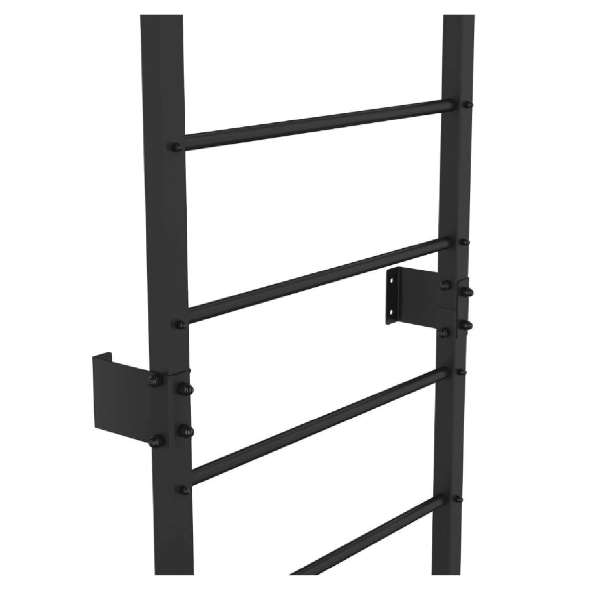 Davski 8-Step Wall Mounted Gymnastic Ladder - Heavy Duty Steel Construction (228 x 79 cm) for Home Gym, CrossFit & Kids Playroom - Powder Coated Finish for Durability