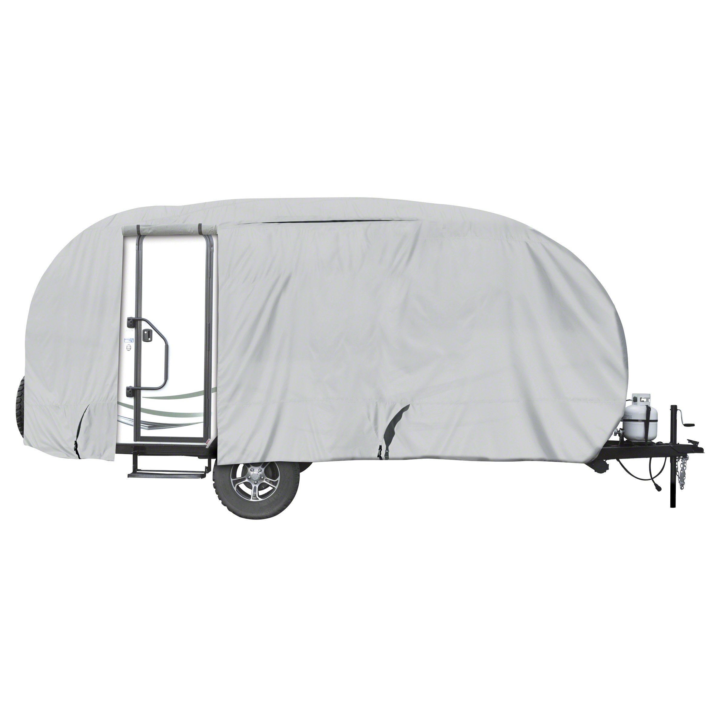 Classic Accessories Over Drive PermaPRO R-Pod RV Cover - Waterproof Camper Cover for Travel Trailers up to 17'7
