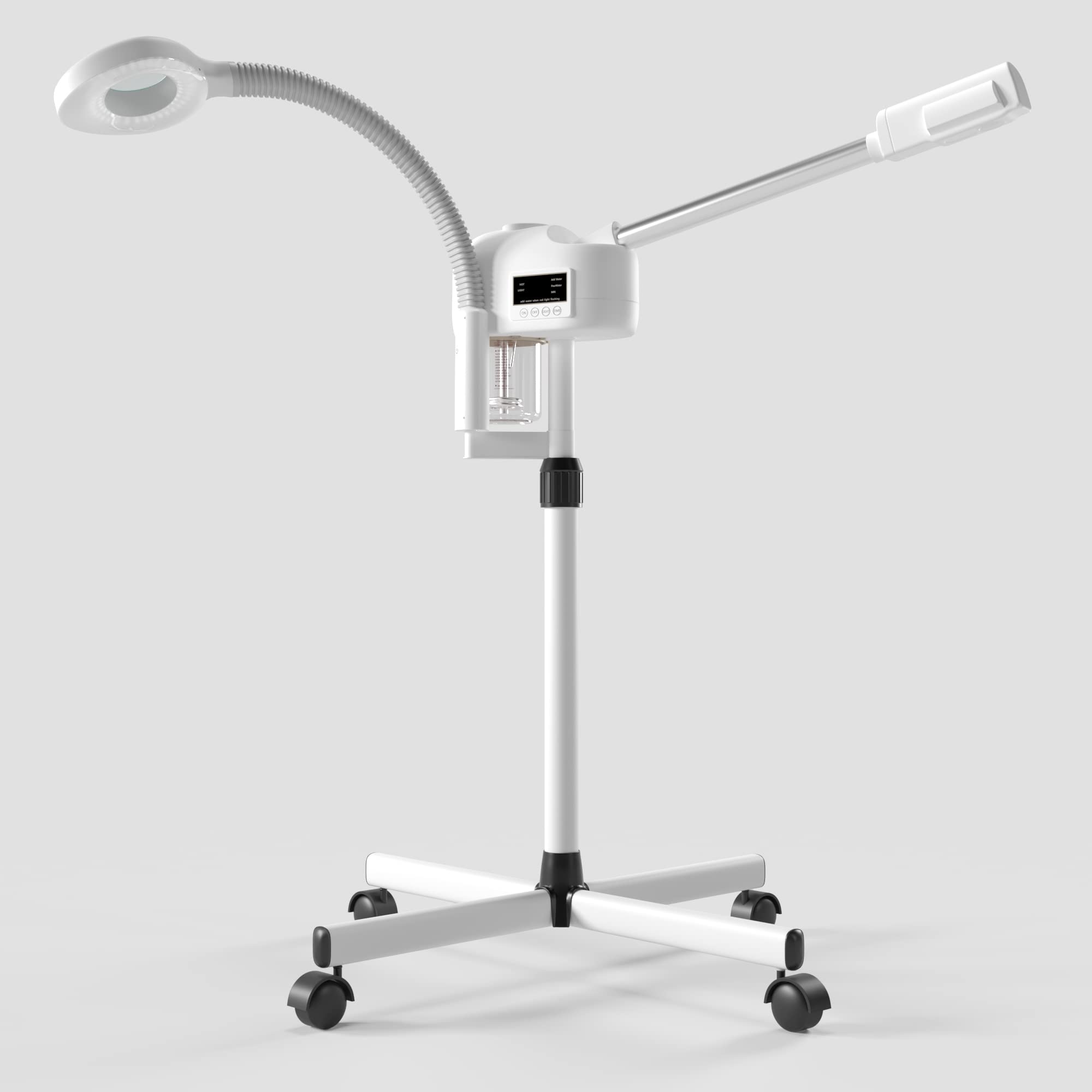 2-in-1 Facial Steamer with Magnifying Lamp - Professional Skin Care Vaporizer for Deep Cleansing & Hydration | Perfect for Spa, Salon & At-Home Beauty Routine