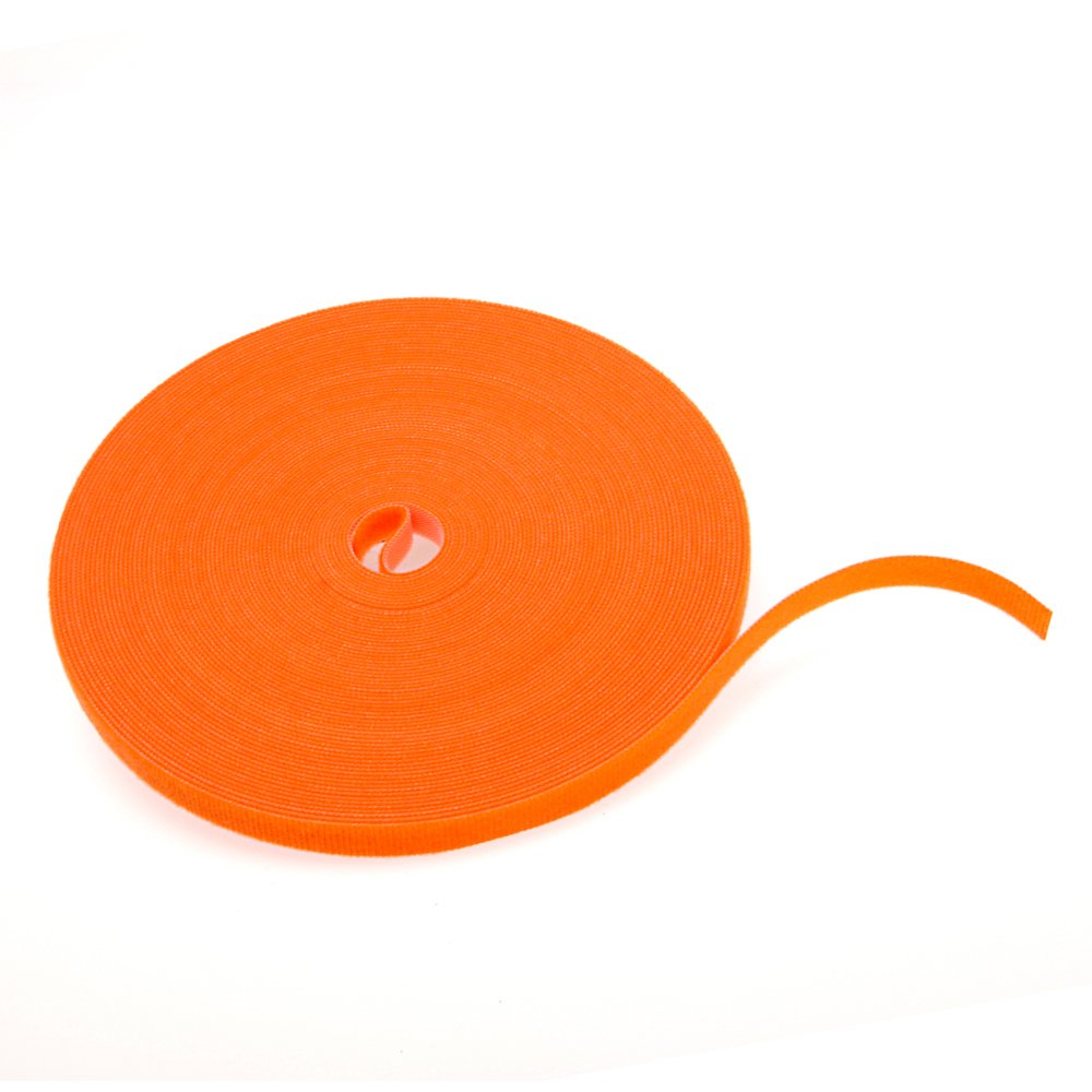 Leviton 43115-75O 75-Foot Orange Velcro Brand Bulk Roll - Perfect for Cable Management & Electrical Organization