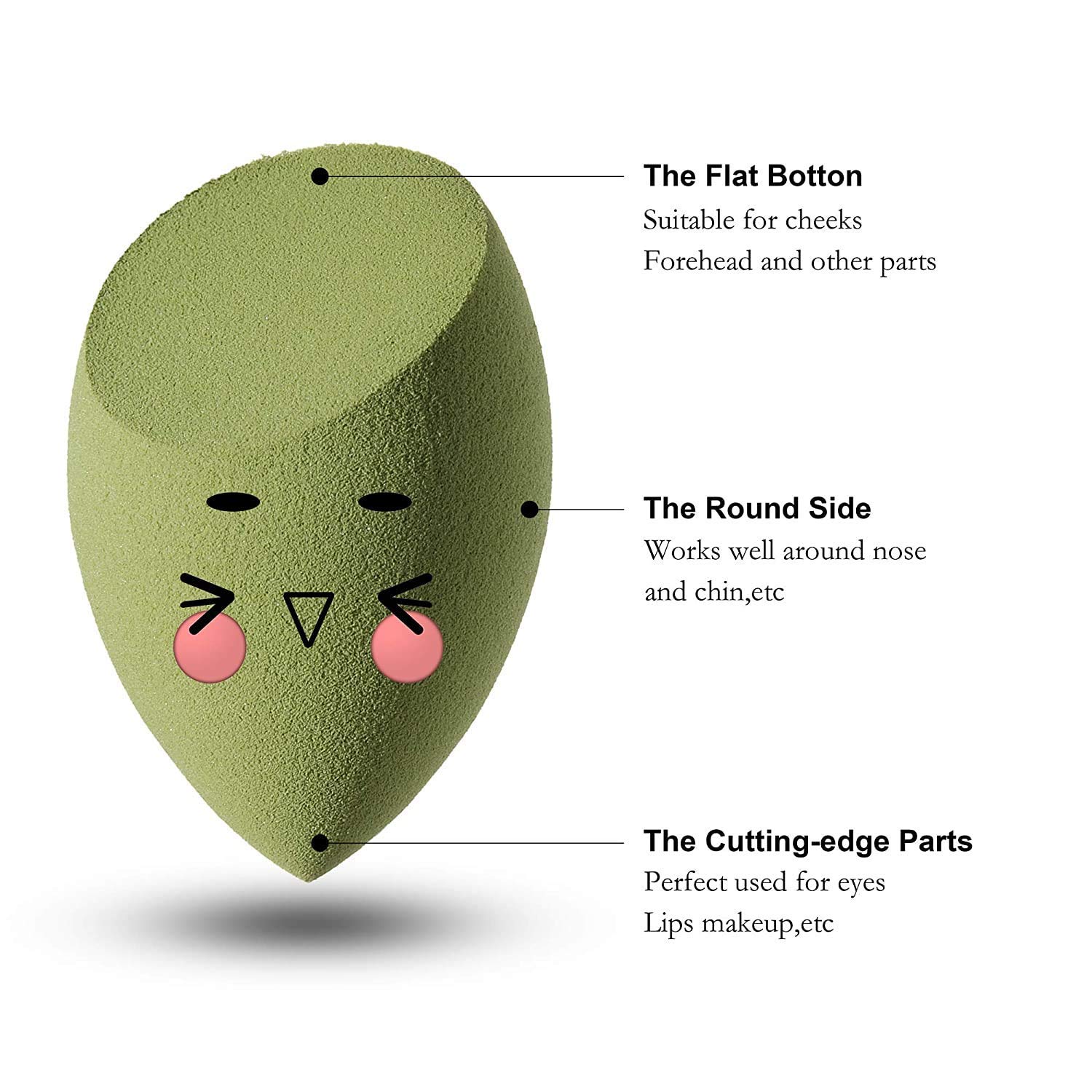 Sharyl Beauty Blender Set - 2 Pack Makeup Sponge for Flawless Foundation Blending & Contouring | Soft, Reusable Face Makeup Puff with Easy Clean | Perfect for Professional Makeup Artists & Everyday Use