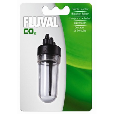 Fluval CO2 Bubble Counter for Aquariums (3.1 oz, Set of 3) - Monitor CO2 Levels in Planted Fish Tanks & Aquatic Ecosystems