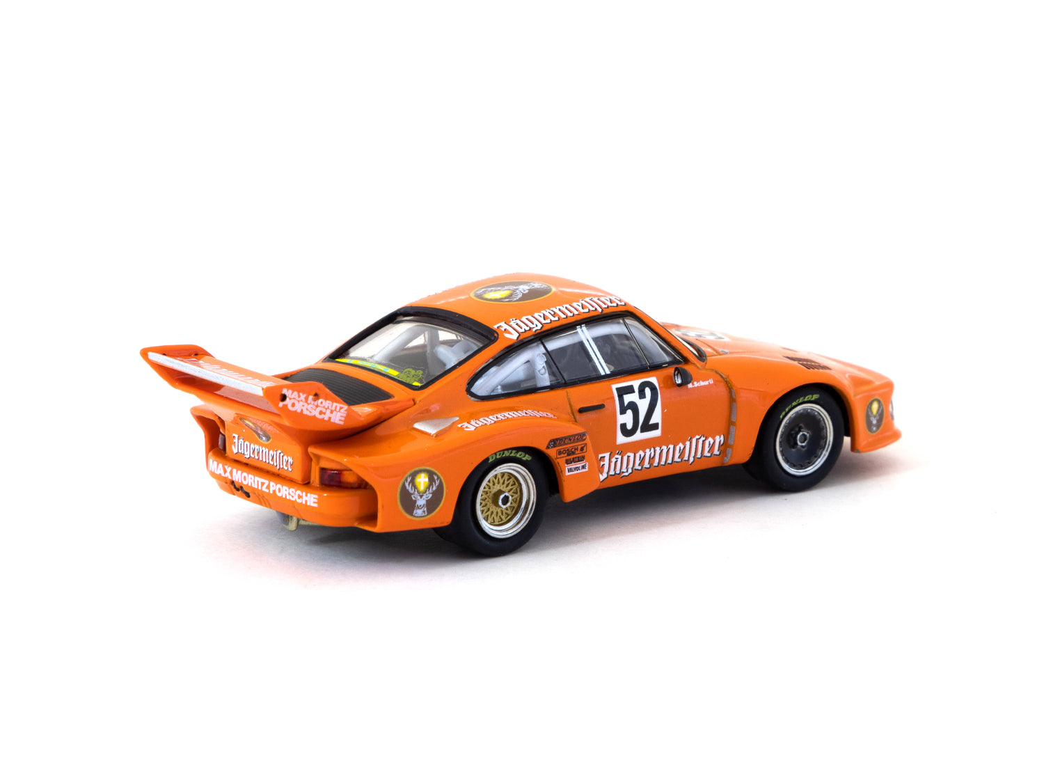 Minichamps x Tarmac Works 1/64 Scale Porsche 935 Zolder DRM 1977 #52 Winner Diecast Model Car - Perfect for Collectors, Display Cases, and Racing Enthusiasts