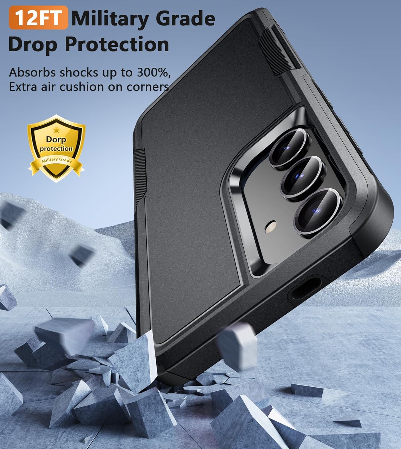 Samsung Galaxy S25 Heavy Duty Dual Layer Protective Case - Shockproof & Scratch Resistant Cover for Everyday Use, Travel & Outdoor Activities