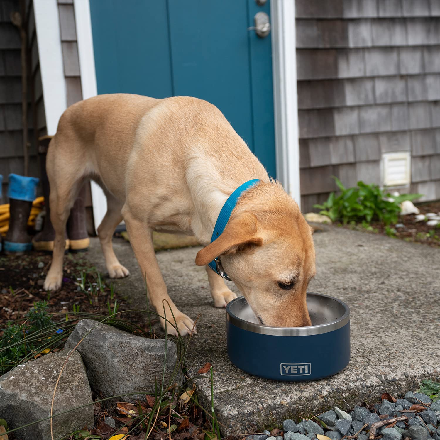 YETI Boomer 8 Stainless Steel Non-Slip Dog Bowl - 64oz Capacity - Perfect for Large Dogs, Outdoor Adventures & Durable Pet Feeding