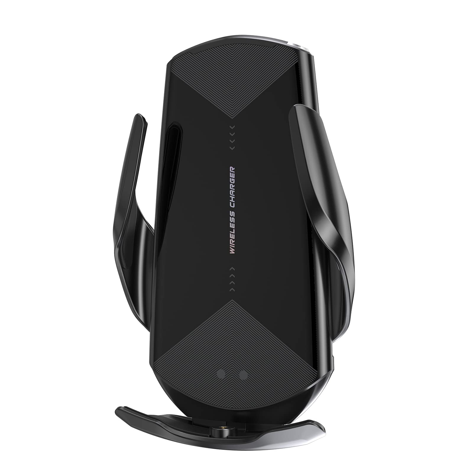 CLEACE 15W Fast Wireless Car Charger Mount - Auto-Clamping Phone Holder for iPhone 13/12 Pro/12/11/XS/X/8 & Samsung S10/S9/Note10/Note9 - Compatible with Air Vent, Windshield & Dashboard (Black) | Perfect for Commuting, Road Trips & Hands-Free Driving