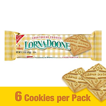 Lorna Doone Shortbread Cookies - 1.5oz Bags (30 Count) | Buttery Scottish-Style Biscuits for Tea Time, Snacking & Gift Giving
