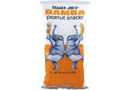 Trader Joe's Bamba Peanut Snacks - 4 Pack | Crunchy Peanut Puffs | Perfect for School Lunches, Office Snacks & On-the-Go Treats