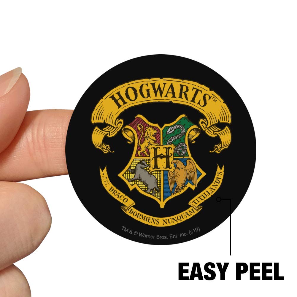 Harry Potter Illustrated Hogwarts Crest Planner - 2024 Calendar, Scrapbooking & Crafting Stickers Set for Journaling, Bullet Journals, DIY Projects (Gryffindor, Slytherin, Hufflepuff, Ravenclaw House Themes) - Perfect for Potterhead Gifts, School Supplies & Creative Stationery