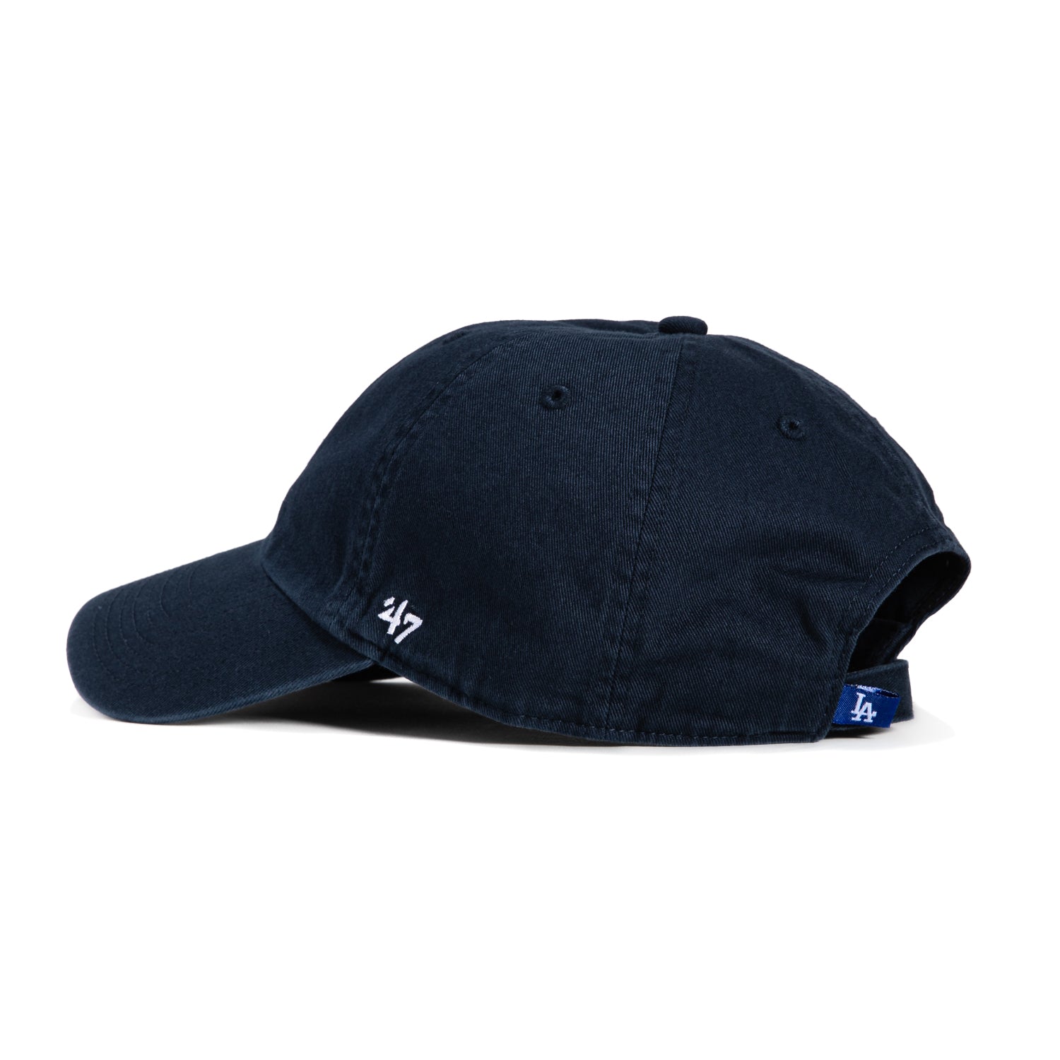 47 Brand Los Angeles Dodgers Adjustable Baseball Cap - Navy & White Snapback Hat for Men & Women | Perfect for Games, Outdoor Activities & Casual Wear