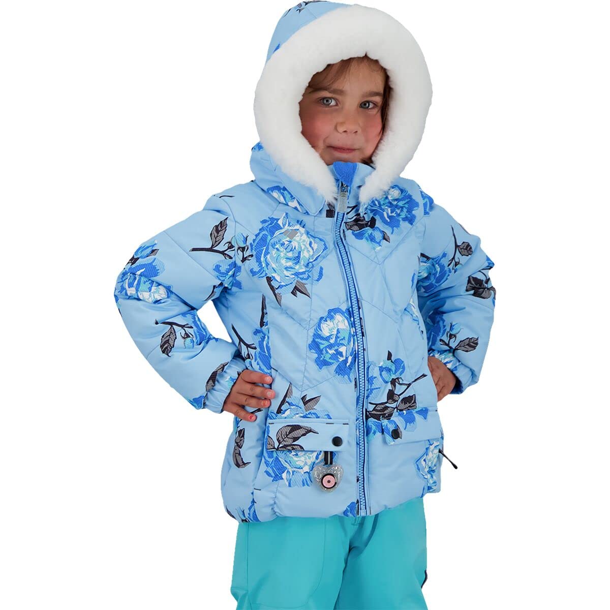 Obermeyer Girls' Roselet Jacket - Waterproof Winter Coat for Kids, Lightweight Insulated Snow Jacket for Girls, Perfect for Skiing & Outdoor Activities