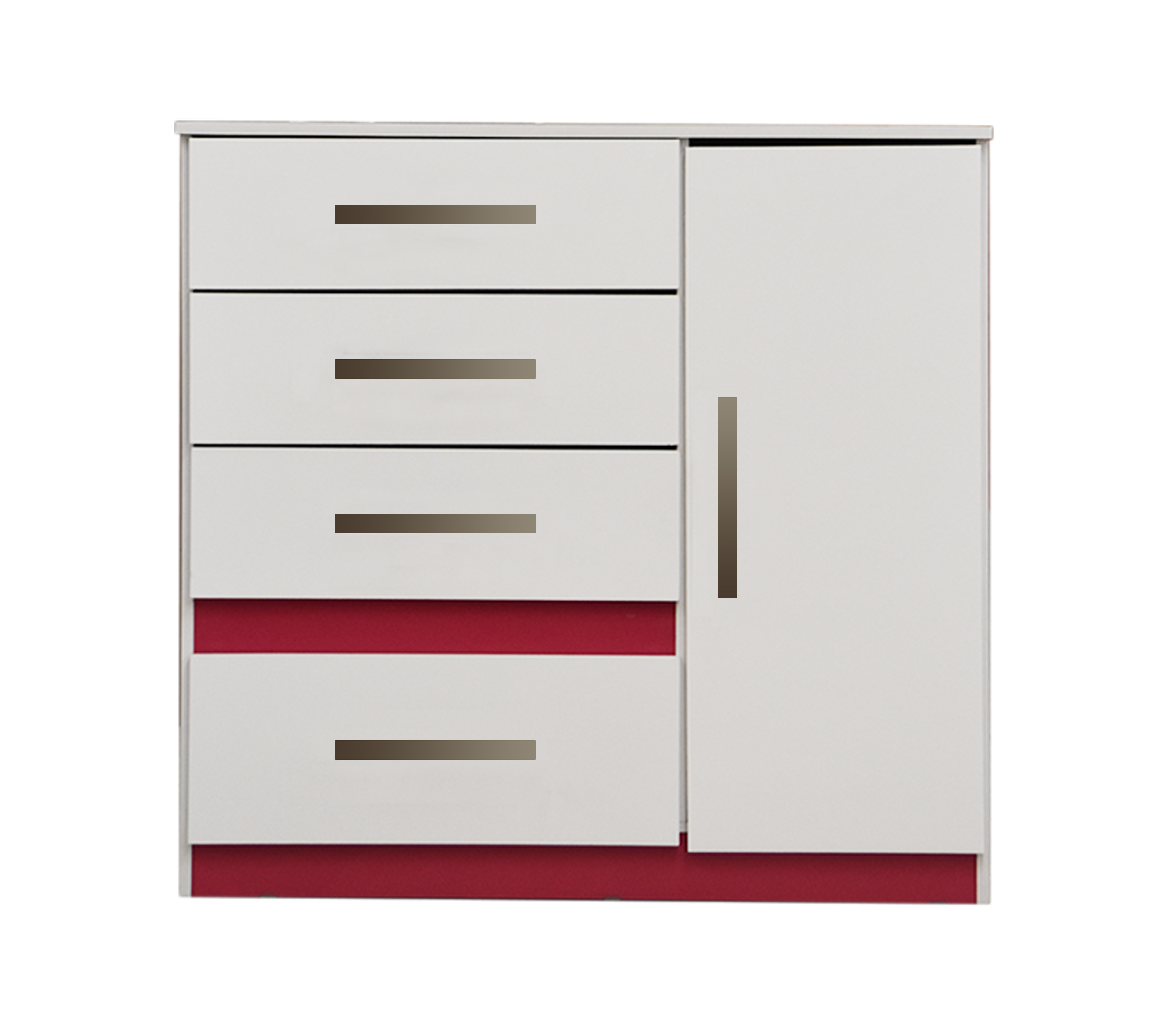 Gavetero 70704.4 Venus 4 Drawer DJ Furniture - Premium DJ Storage Cabinet for Music Equipment & Accessories - Perfect for Home Studios, Clubs, and Professional DJ Setups