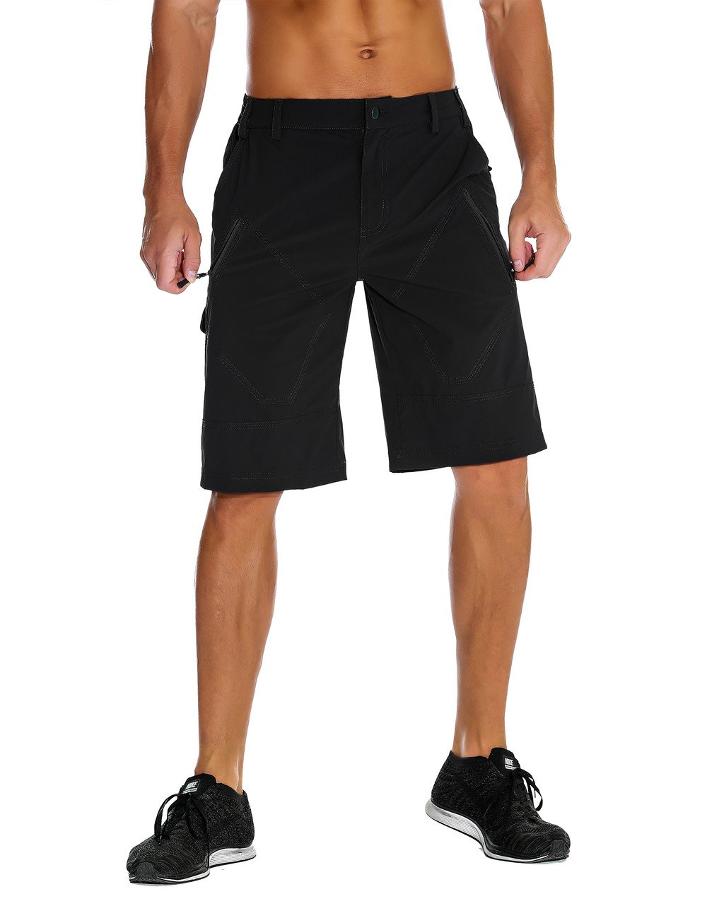 Unitop Men's Lightweight Breathable Quick-Dry Hiking Shorts - Perfect for Outdoor Adventures, Camping & Summer Activities