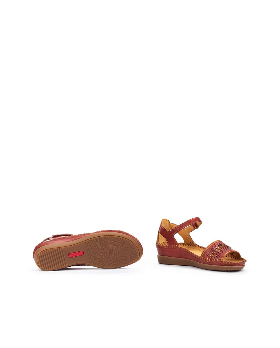 PIKOLINOS Women's Leather Wedge Sandals - Comfortable & Stylish Cadaques Design for Summer, Beach & Casual Outings