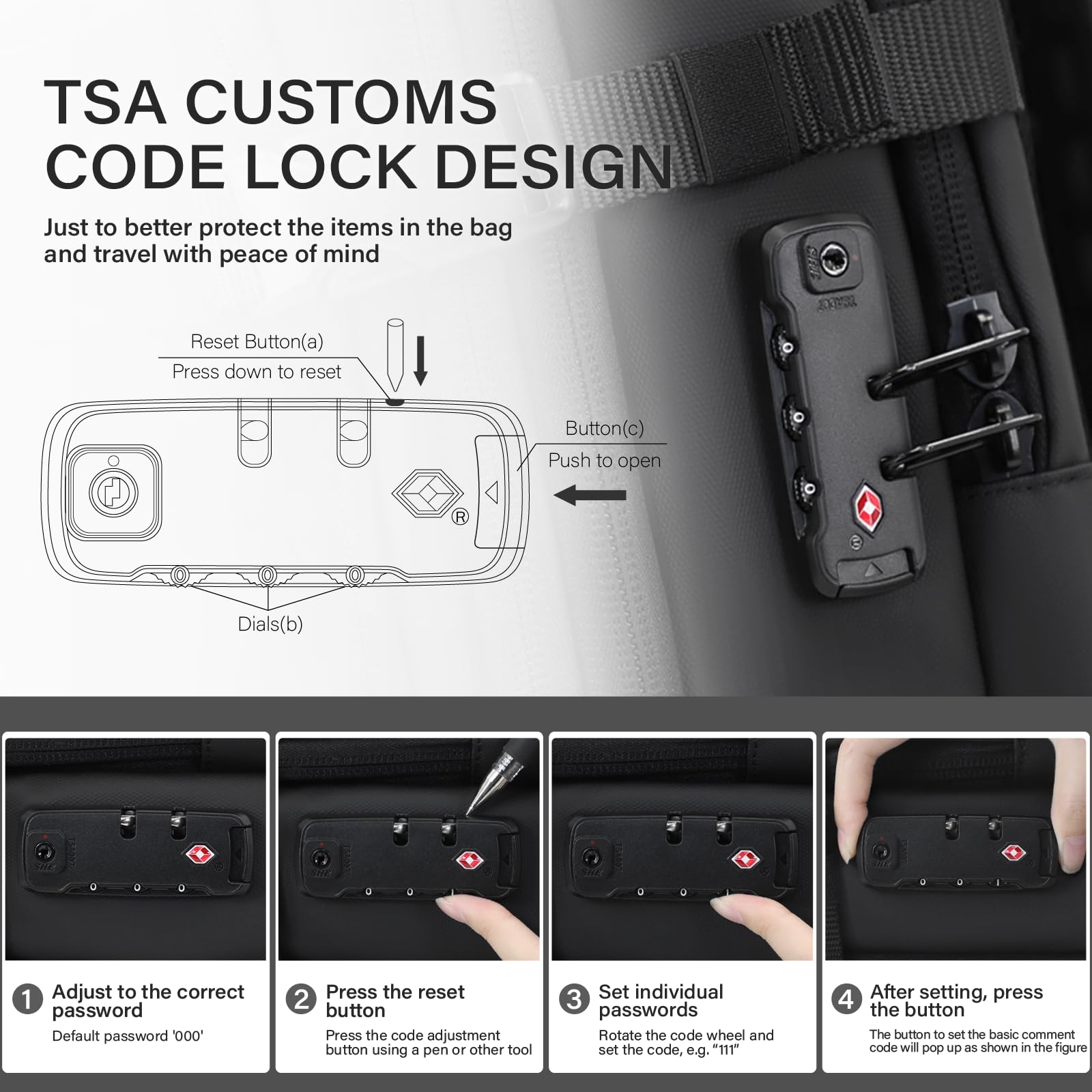 60L Expandable Vacuum Travel Backpack with TSA Lock - 17.3 Inch Laptop Compartment | Airback Vacpack Backpack for Business Trips & Weekend Getaways (Black, Air Pump Not Included)