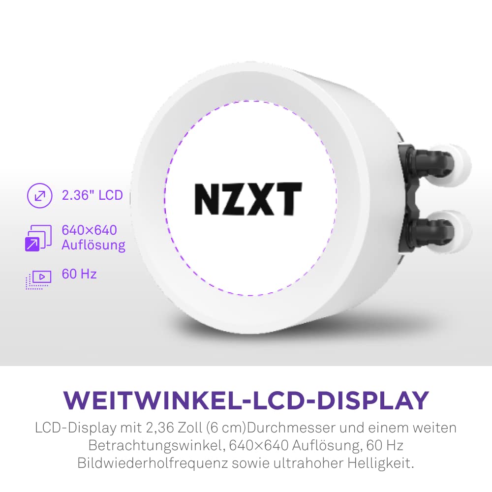 NZXT Kraken Elite 280 RGB AIO Liquid CPU Cooler - 280mm Radiator with 2.36