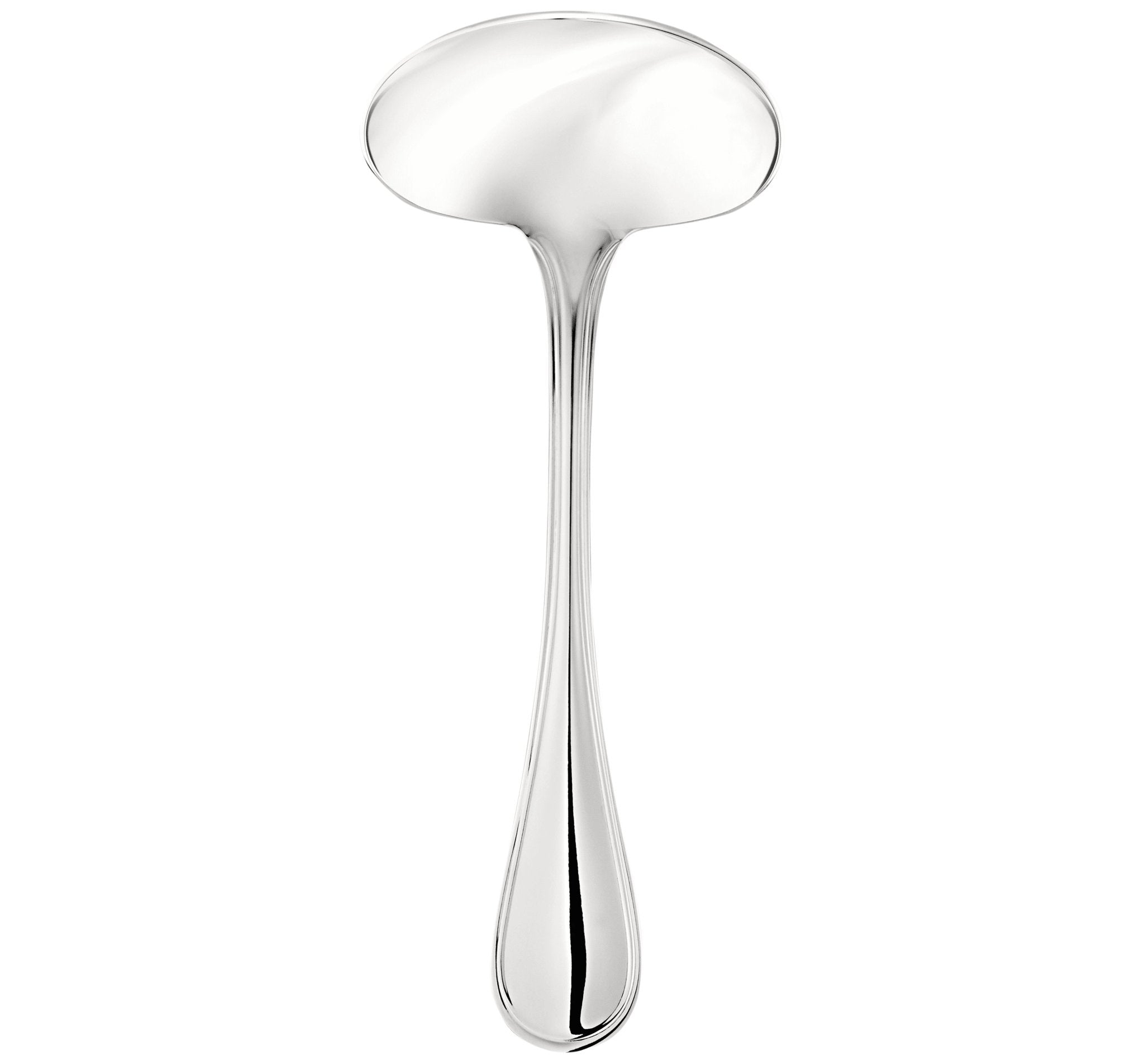 Christofle Albi Stainless Steel Gravy Ladle - Elegant Serving Spoon for Sauces, Soups & Dressings - Perfect for Holiday Dinners, Buffets & Fine Dining