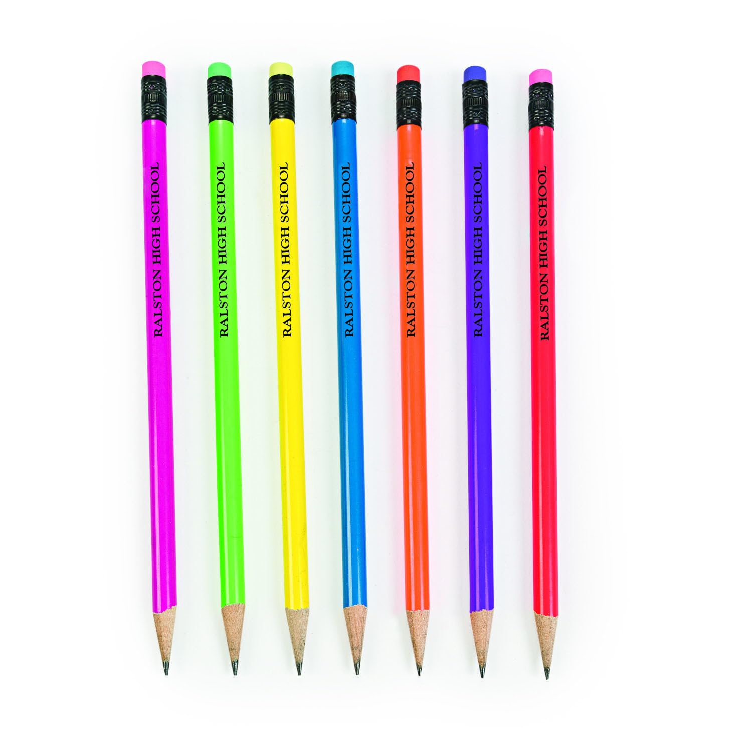 Personalized Neon Color Pencils 72 Pack - Vibrant Colors for Art & School Projects