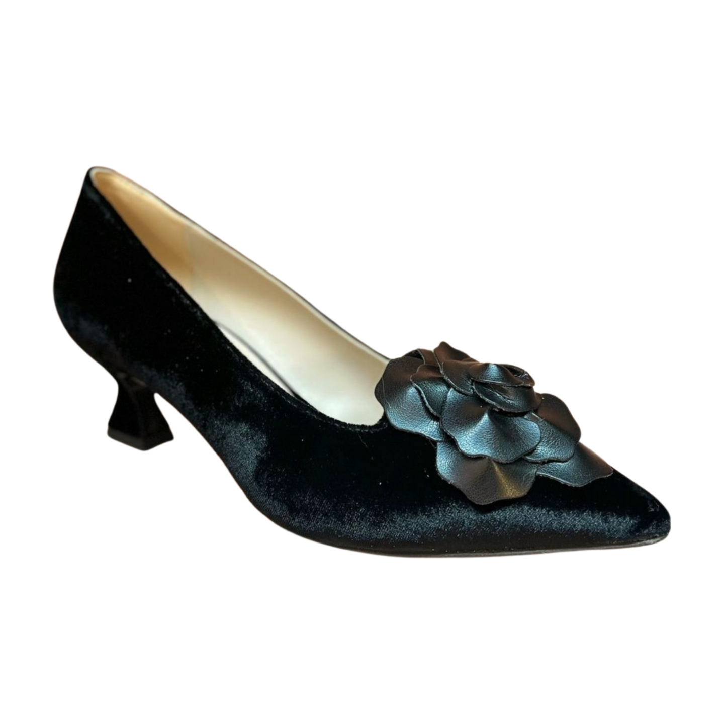 Marian Black Velvet Kitten Heel Shoes for Women - Elegant Formal & Party Pumps - Perfect for Weddings, Cocktail Parties & Evening Events