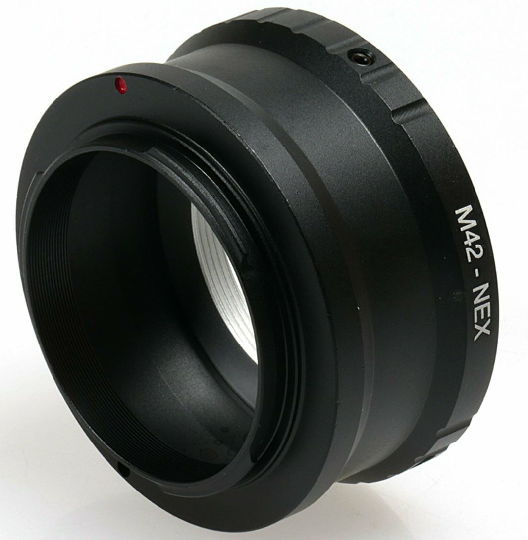 Sony M42 T Ring Adapter for E Mount Cameras - Compatible with Sony Mirrorless Cameras for Macro & Astrophotography
