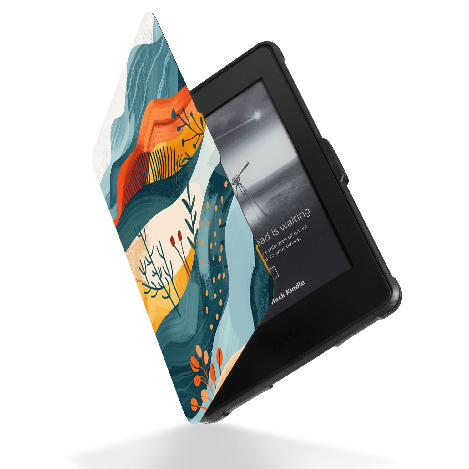 Colorful Mountain Kindle Case - Protective Cover for Kindle E-Reader - Perfect for Travel, Reading & Daily Use