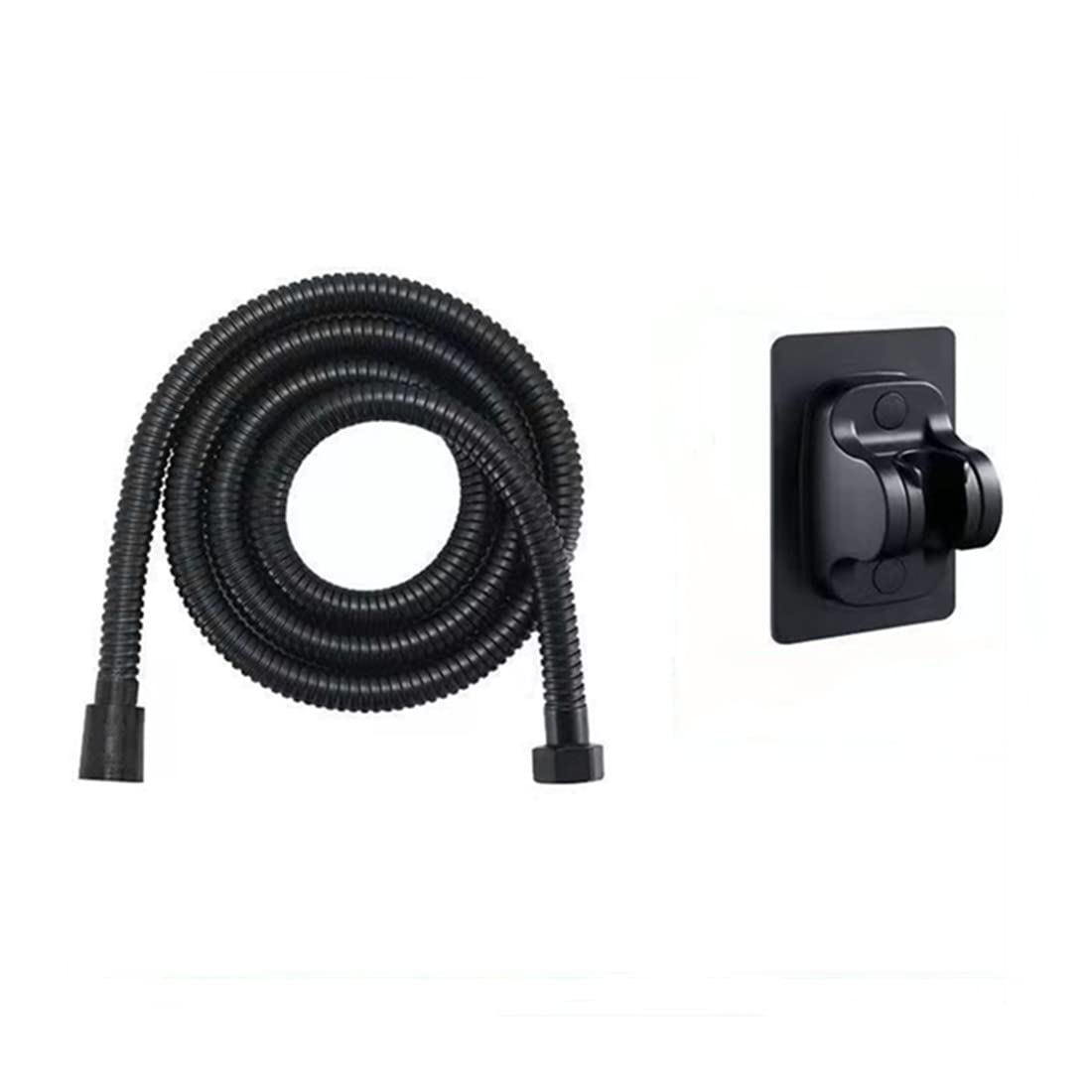 Extra Long 1.5M Stainless Steel Shower Hose with Adjustable Bracket - Perfect for Bathroom & Spa Use