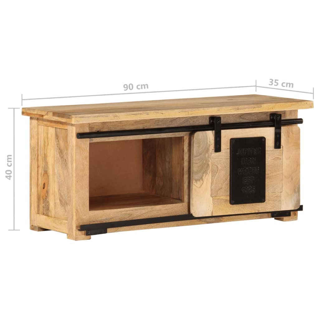 Modern TV Stand with Storage - 35.4