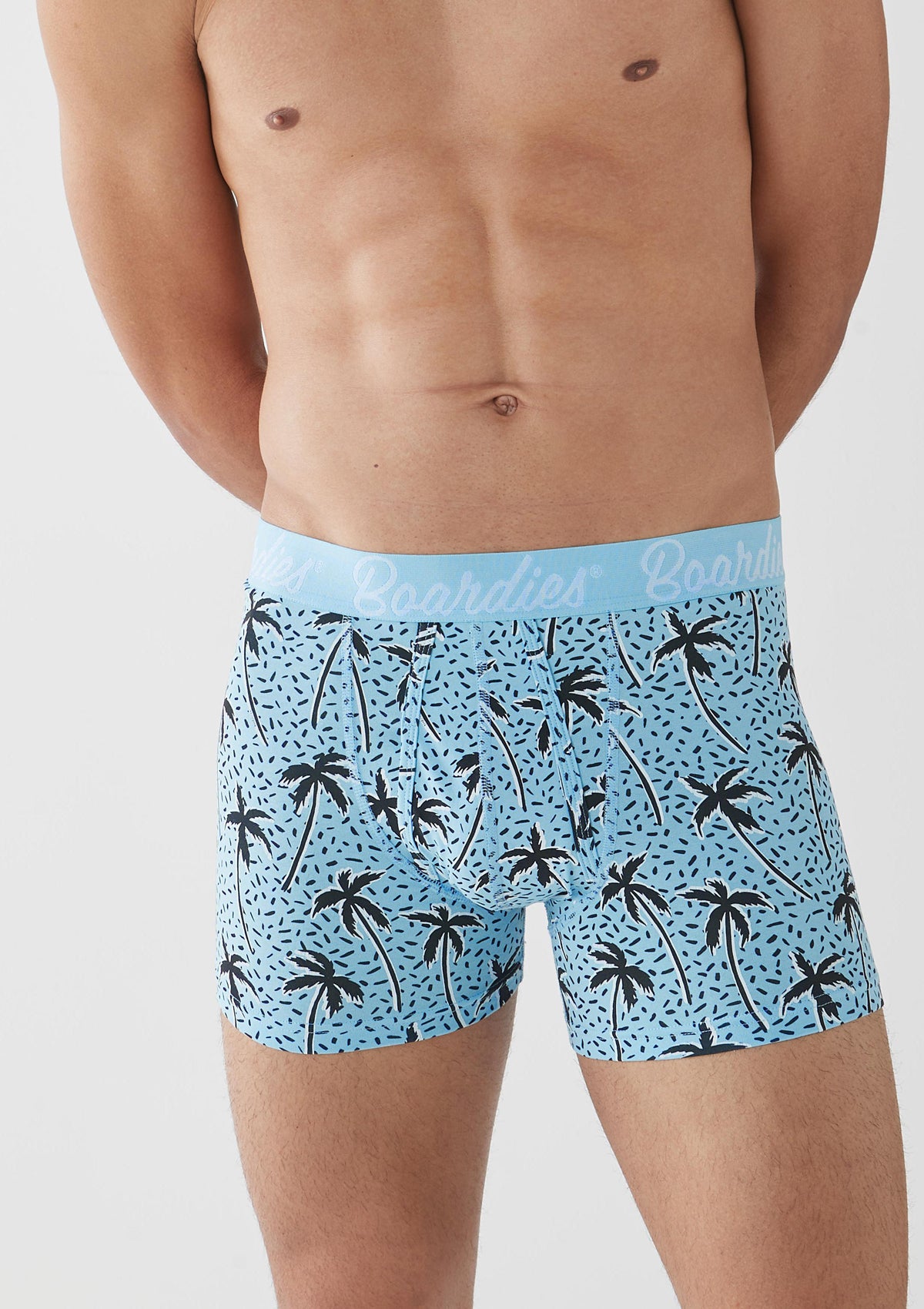 Flair Palm Boxer Briefs 4 Pack - Soft Cotton Men's Underwear for Everyday Comfort | Perfect for Workout, Travel & Lounge