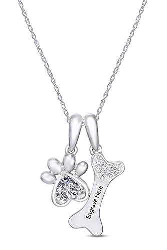 White Gold Over : Cubic Zirconia