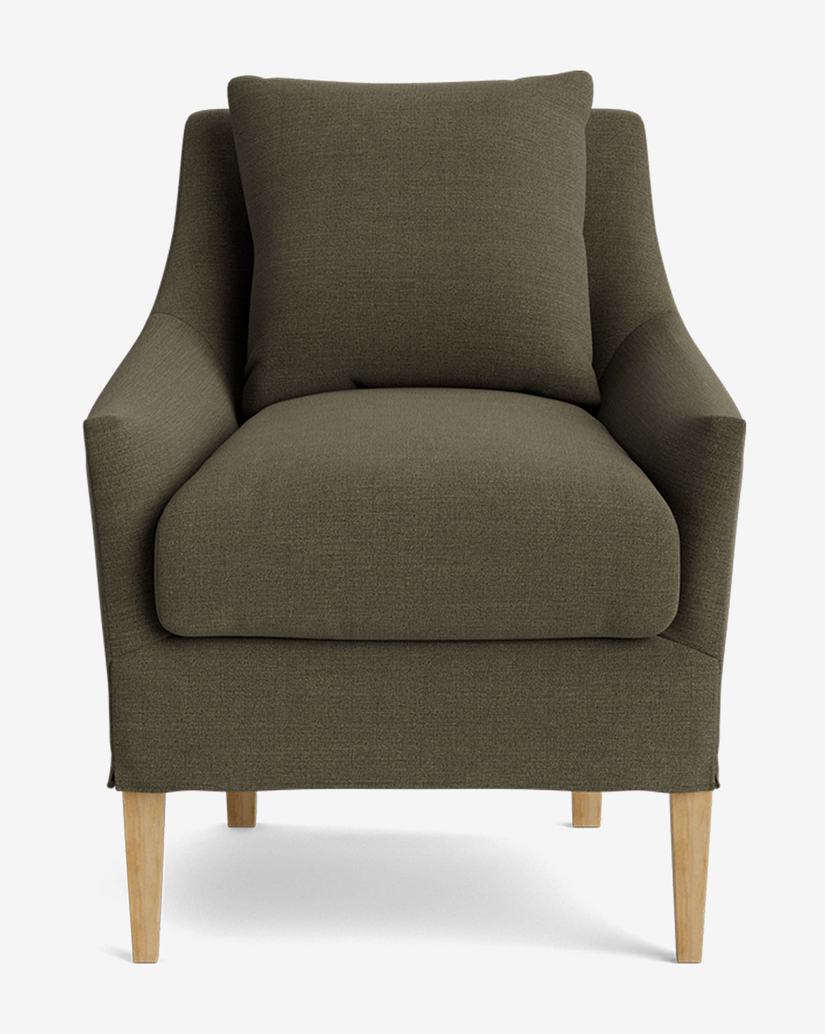 Sascha Slipcover Dining Chair - Washable Upholstered Seat Cover - Modern Farmhouse Style for Kitchen, Dining Room & Office - Comfortable & Stylish Home Decor