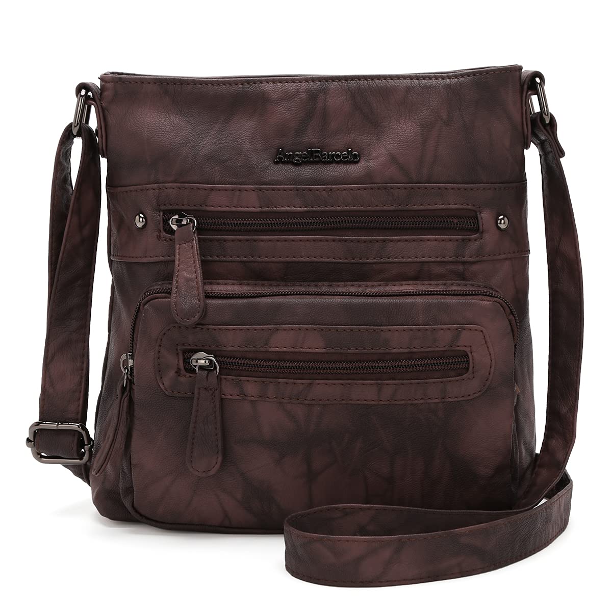 Angel Barcelo Women's Crossbody Purse - Ultra Soft Leather Shoulder Bag for Everyday Use, Fashionable Neatpack Handbag for Girls & Women | Perfect for Work, Travel, and Casual Outings