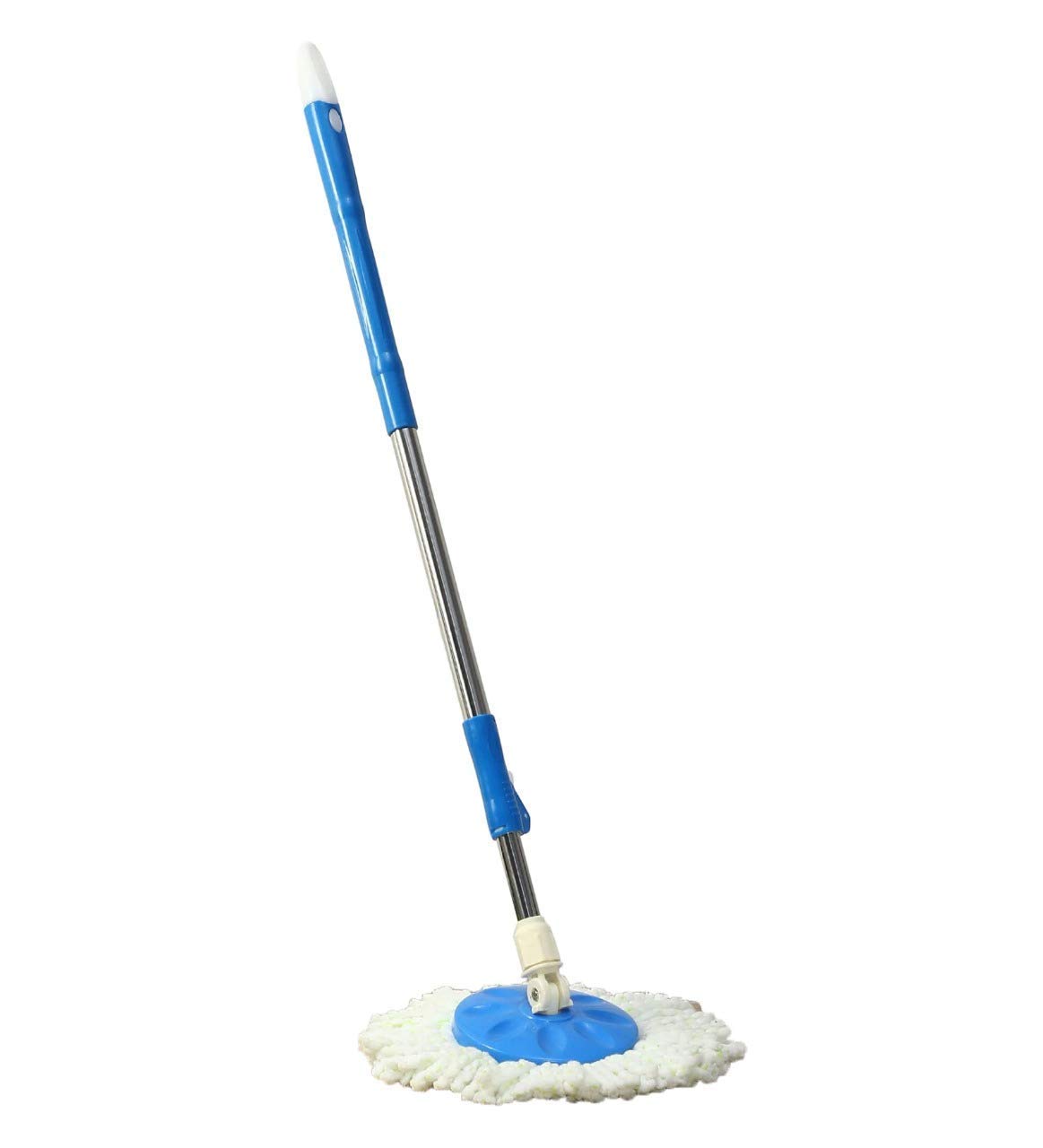 MorningVale 360° Rotating Spin Mop with Microfiber Refill & Stainless Steel Handle - Multi-Surface Floor Cleaner for Kitchen, Bathroom, and Hardwood Floors