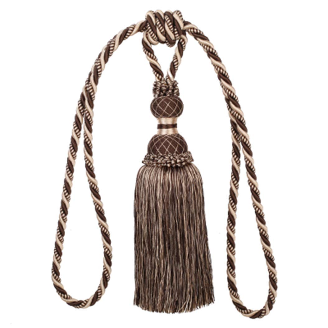 Luxury Handmade Curtain Tiebacks - 2Pcs YURASIKU Tassel Hanging Balls for Curtains, Elegant Home Decor for Living Room & Bedroom - Perfect for Vintage, Boho & Modern Interior Design Styles