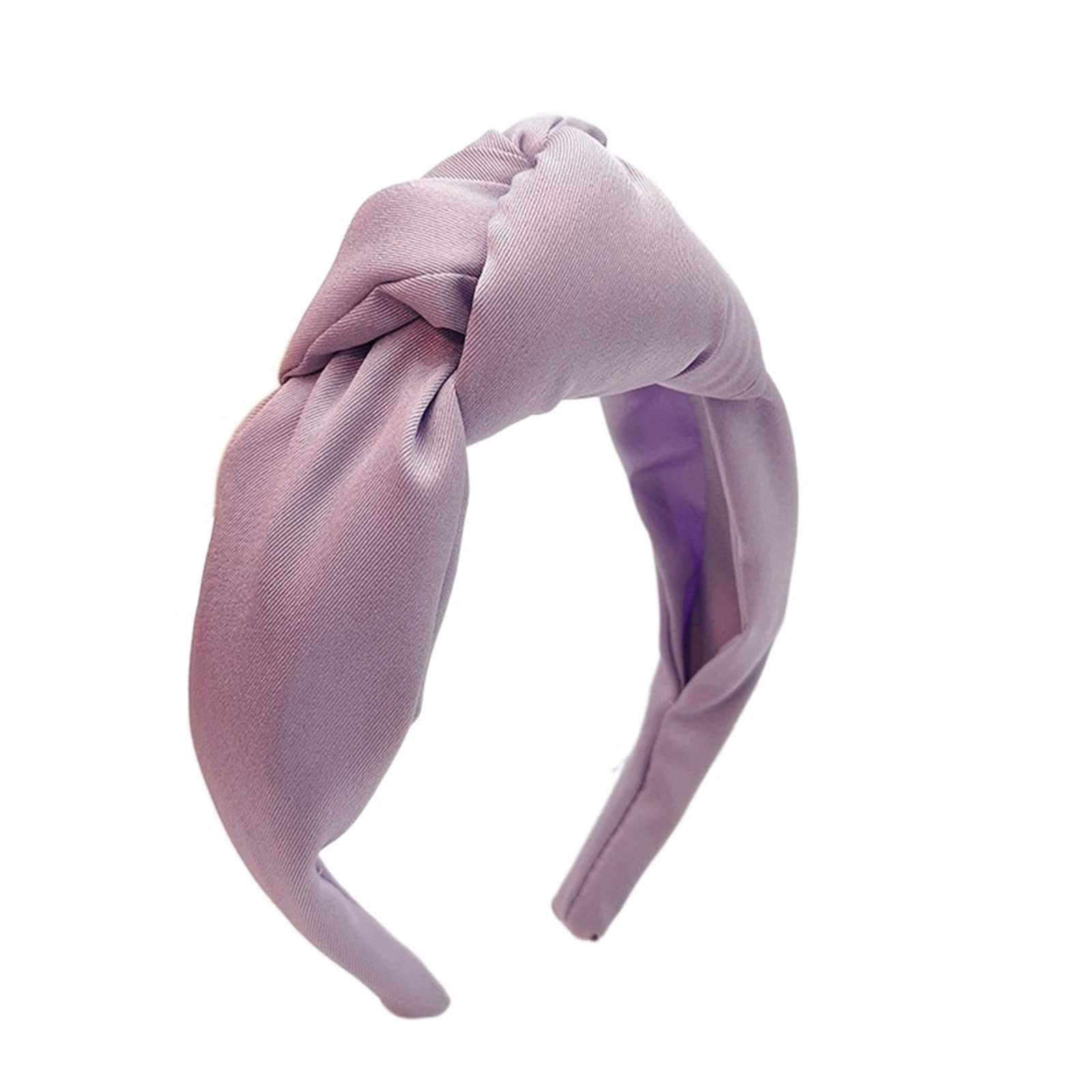 Satin Sponge Big Knot Hair Band for Women - Soft & Stylish Hair Accessories with Decorative Details | Perfect for Parties, Weddings & Everyday Wear
