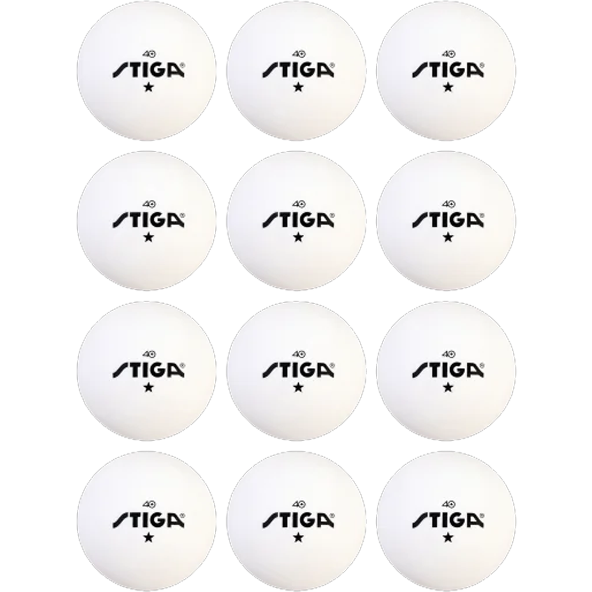 Premium 1-Star Table Tennis Balls - 12 Pack for Practice & Training | Indoor/Outdoor Ping Pong Games, Sports Clubs & Family Fun