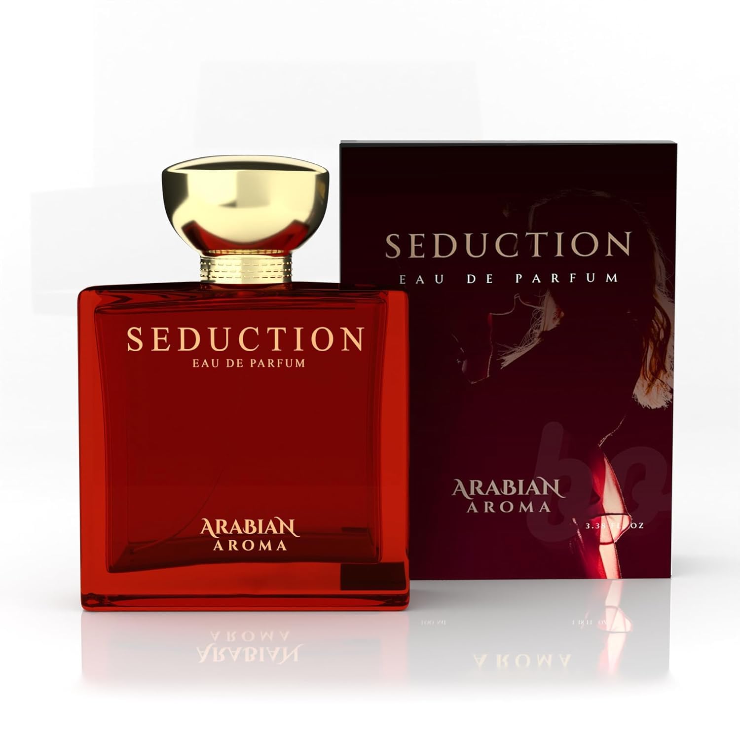Arabian Aroma Seduction Men's Cologne | Premium Long-Lasting Eau De Parfum | Exotic Woody Spicy Fragrance for Men | 100ml Bottle | Perfect for Date Night, Office & Special Occasions