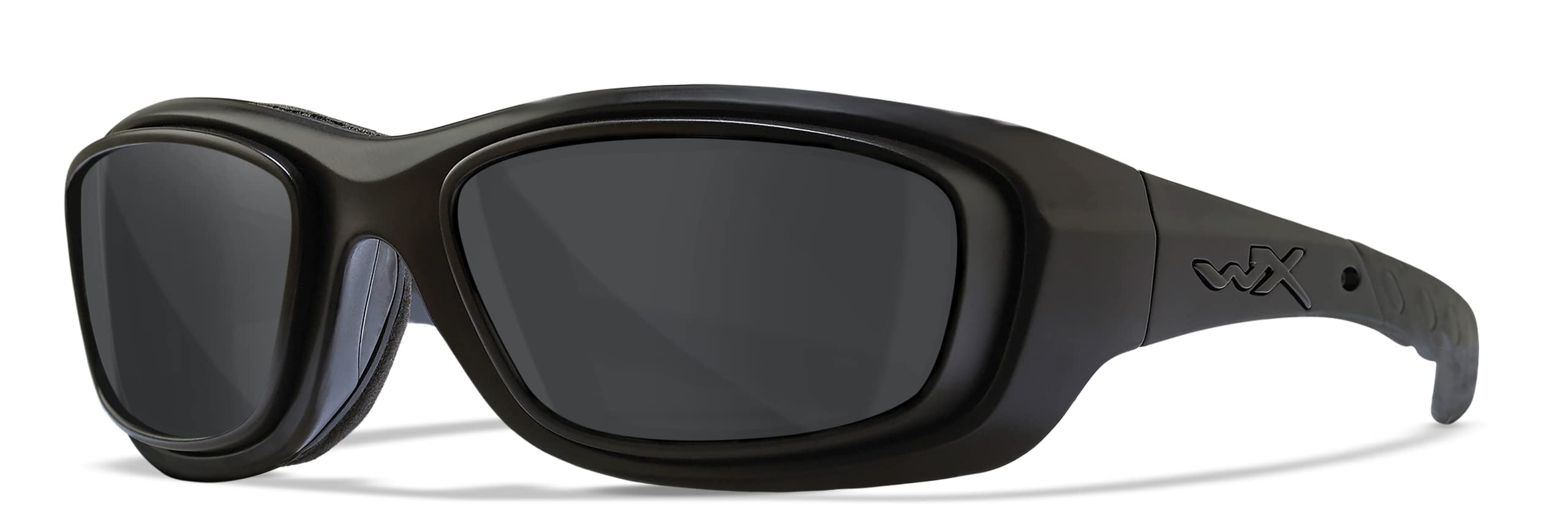 Wiley X Gravity ANSI Z87.1 Safety Sunglasses for Men & Women - UV Protection, Matte Black Frame, Smoke Grey Lens for Shooting, Fishing, Biking & Extreme Sports - Ideal for Outdoor Activities, Work Safety & Sports Enthusiasts