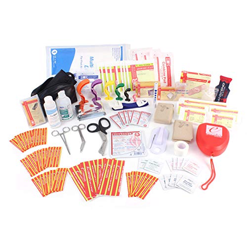 Professional First Aid Trauma Kit with Emergency Medical Supplies - Essential for Home, Car, Outdoor & Survival Preparedness
