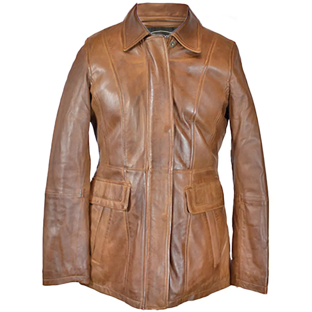 BOL Women's Princess Cut Leather Jacket - Stylish Faux Leather Motorcycle Jacket for Women, Fashionable Outerwear for Fall & Winter - Perfect for Casual Outfits, Night Out, and Biker Chic Looks