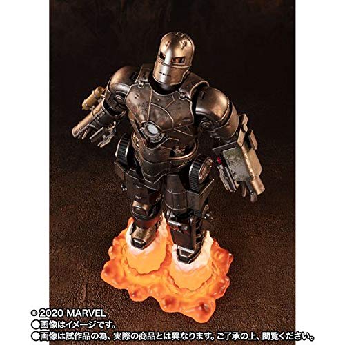 S.H.Figuarts Iron Man Mark 1 - Birth of Iron Man Edition Action Figure - Collectible Marvel Superhero Toy for Display & Play