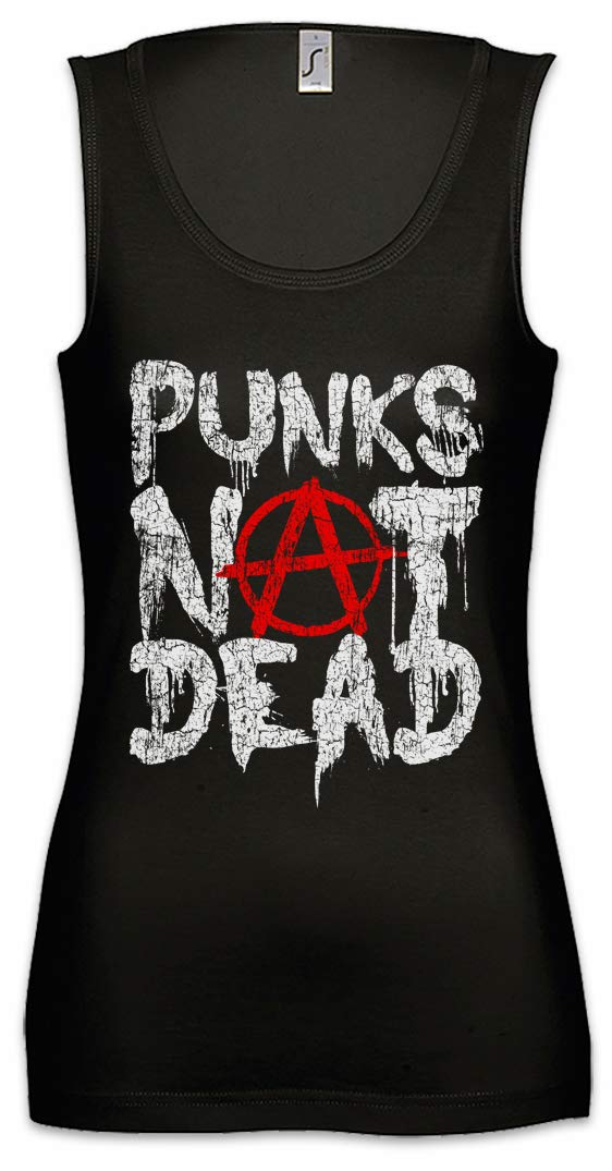 Urban Backwoods Punks Not Dead II Women's Tank Top - Breathable Gym & Fitness Training Shirt for Workouts, Running & Casual Wear