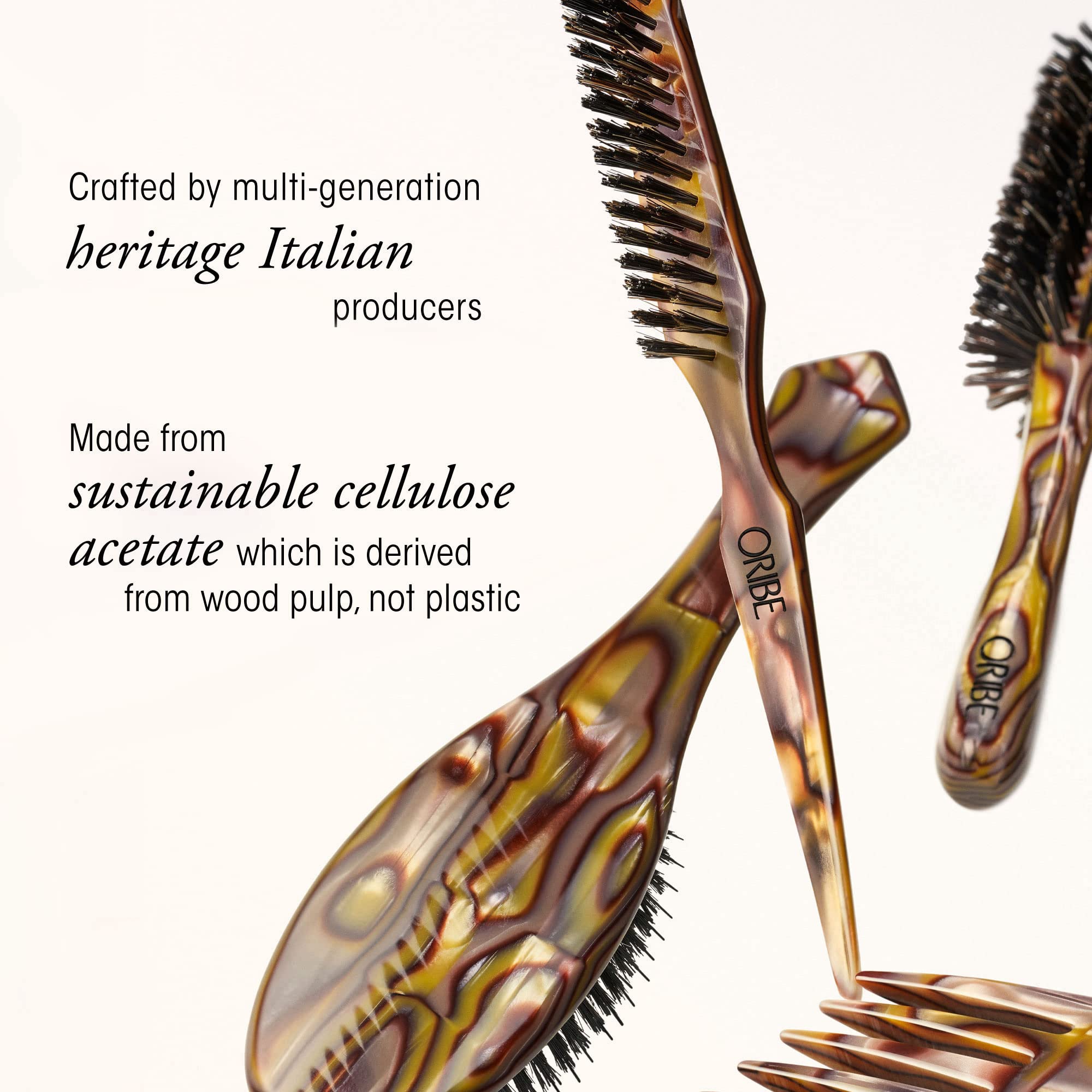 Oribe Hair Brushes, Combs & Picks - Premium Styling Tools for Smooth, Shiny & Healthy Hair - Perfect for Salon, Home & Travel Use