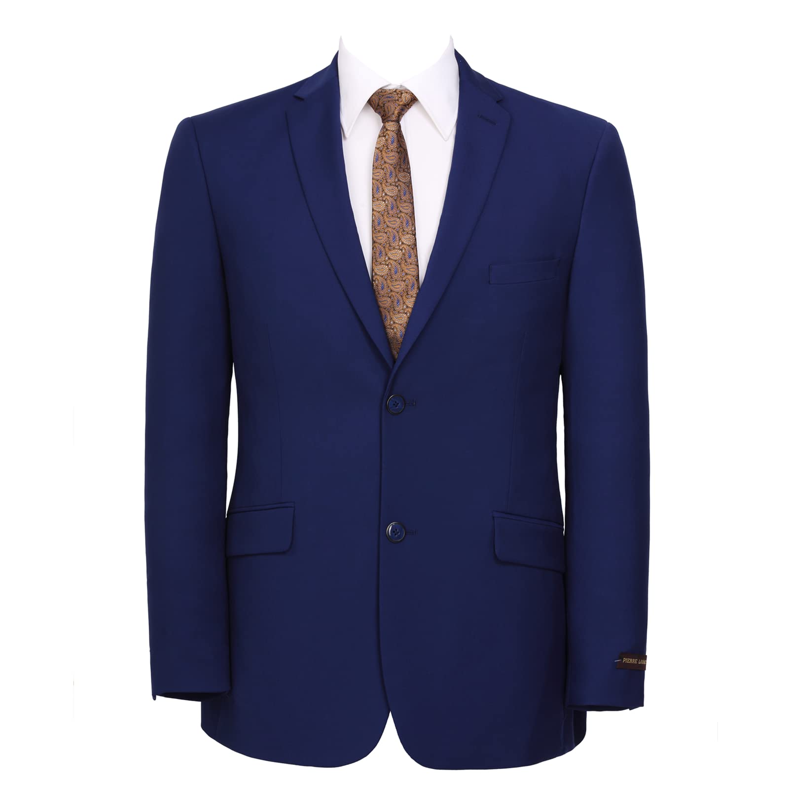 Men's Slim Fit 2-Piece Suit Set - 2-Button Business Blazer & Dress Pants | Formal Office Wear, Wedding Attire & Professional Outfits