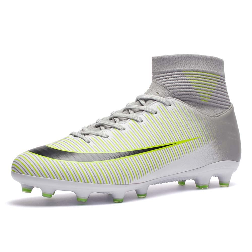 HESBITEUL Men's Soccer Cleats - Lightweight Football Shoes for Boys & Students - High Grip Outdoor/Indoor Athletic Sneakers - Perfect for Training, Matches & Casual Wear