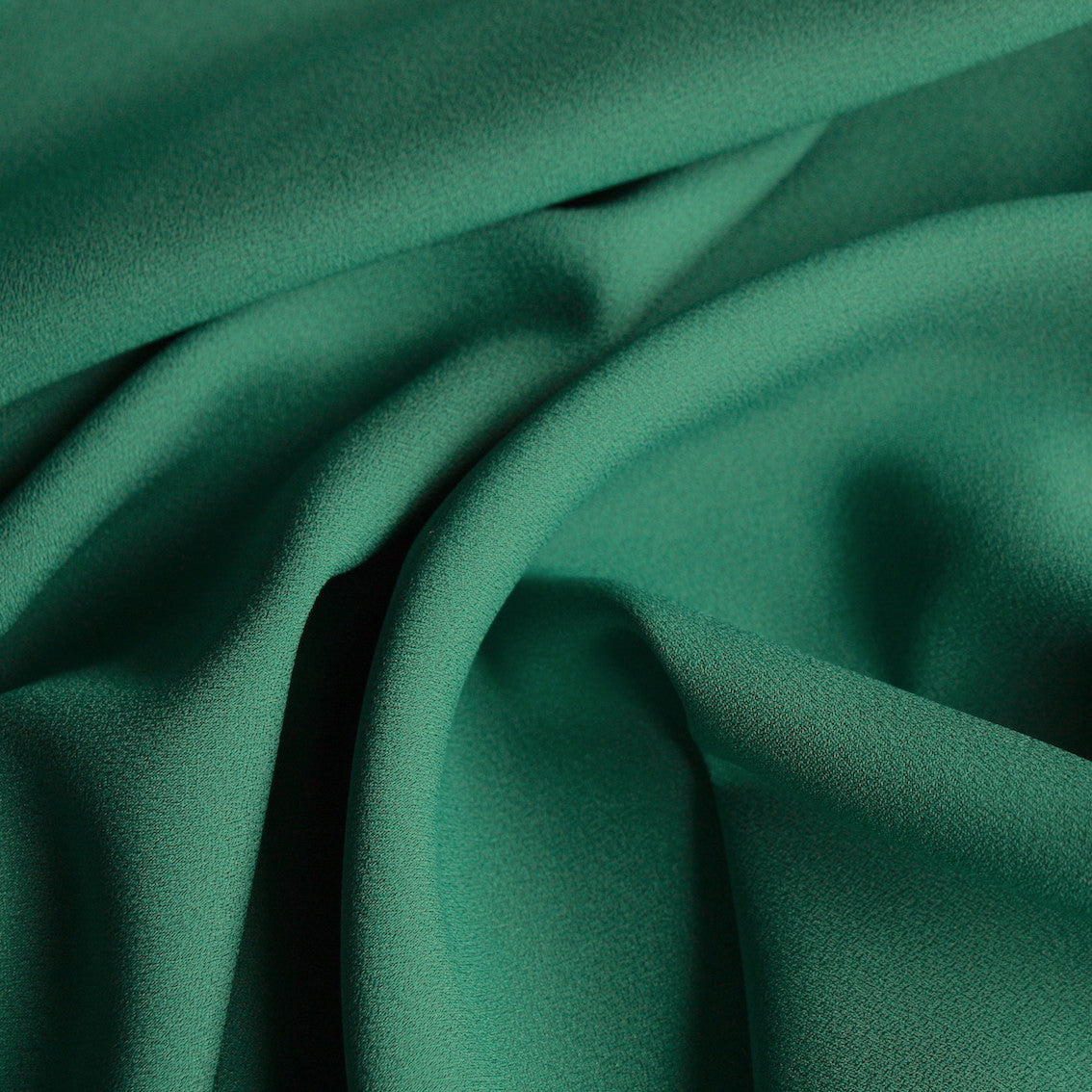 Emerald Green Satin Backed Crepe Fabric - Premium Quality for Dresses, Scarves & Home Decor | Perfect for Evening Gowns, Bridesmaid Dresses & DIY Craft Projects