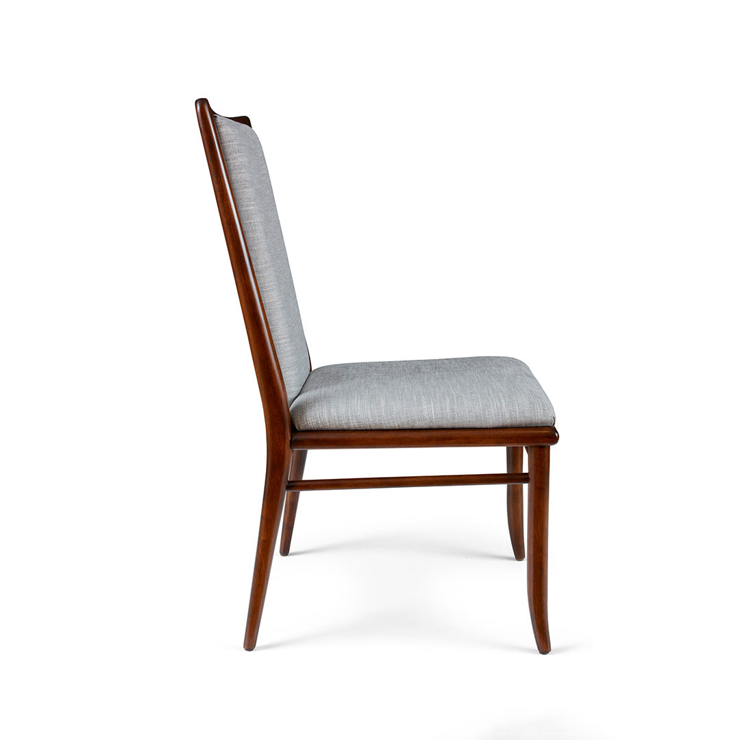 Martine Upholstered Side Chair - Modern Accent Chair for Living Room, Dining Room & Office - Comfortable Fabric Upholstered Seat with Wooden Legs - Perfect for Home Decor, Guest Seating & Workspace