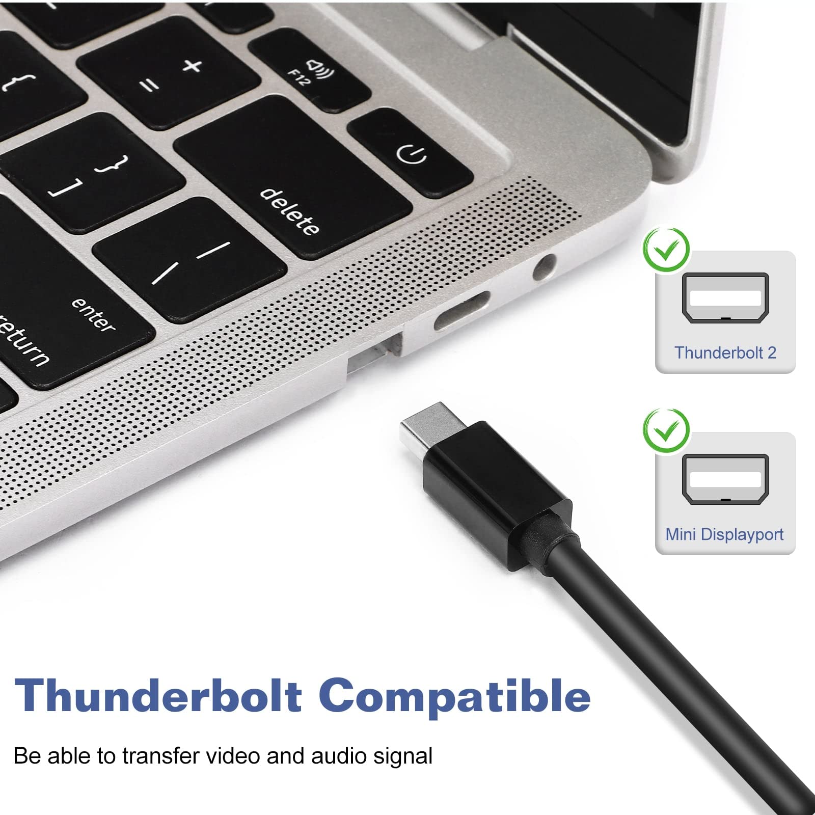 Lenovo ThinkPad T450s Mini DisplayPort to HDMI Adapter 2-Pack - Compatible with MacBook Air/Pro, Microsoft Surface Pro/Dock, Projectors - Perfect for Home Office, Presentations & Multi-Monitor Setup