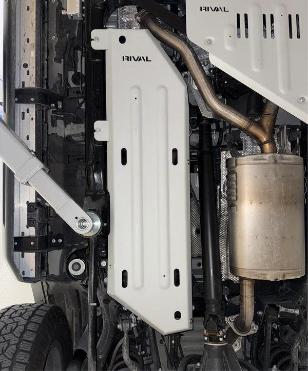 RIVAL 4X4 Heavy Duty Aluminum Fuel Tank Skid Plate for 2024+ Toyota Land Cruiser 250 & Lexus GX 550 - Off-Road Protection for Rock Crawling & Adventure Driving