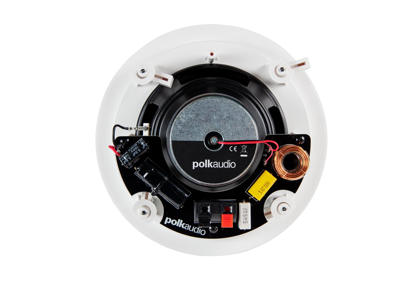 Polk Audio RC60i 2-Way Premium In-Ceiling 6.5-Inch Round Speakers (Pair) - Perfect for Home Theater & Whole House Audio System